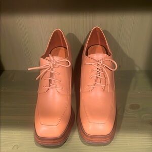 Angel Alarcon Lace Up Oxford Shoes Size 38